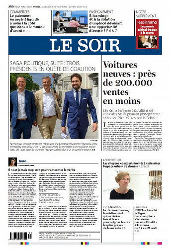Le Soir - Jeudi 18 Juin 2020