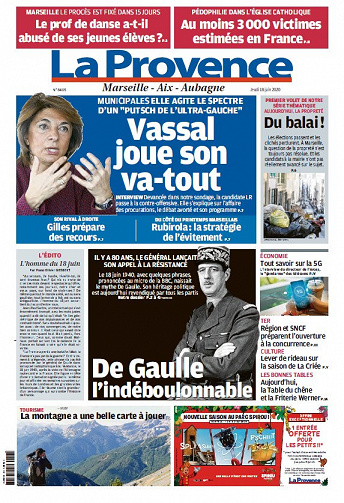 La Provence Marseille - Jeudi 18 Juin 2020