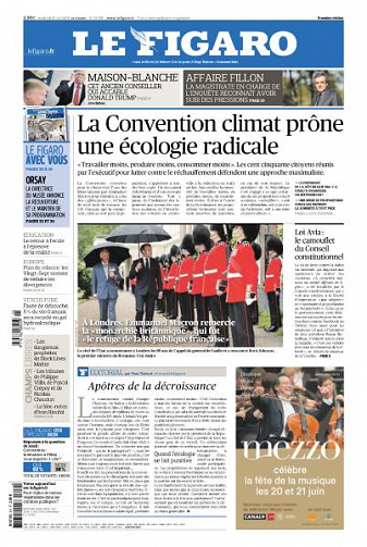 Le Figaro du Vendredi 19 Juin 2020
