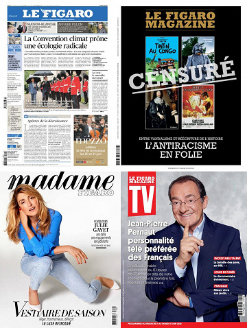 Pack Le Figaro et ses 3 suppléments - Vendredi 19 Juin 2020