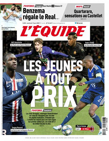 L’equipe du Vendredi 19 Juin 2020