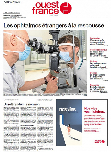 Ouest France - Vendredi 19 Juin 2020