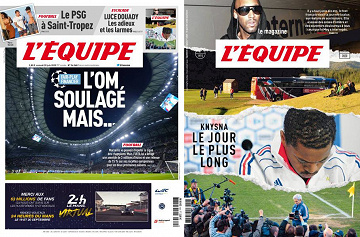 Pack L’Equipe + L’Equipe Magazine - Samedi 20 Juin 2020