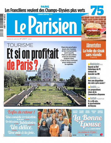Le Parisien du Samedi 20 Juin 2020