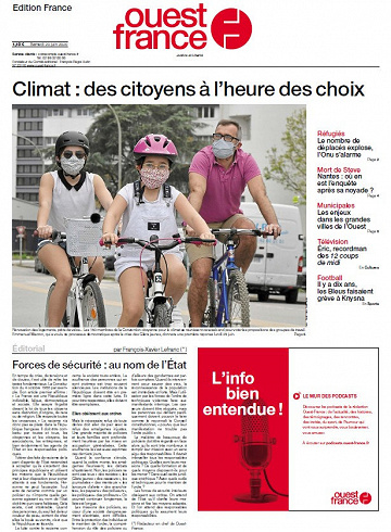 Ouest France - Samedi 20 Juin 2020
