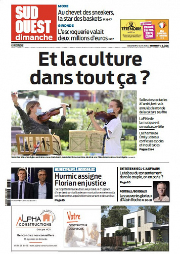 Sud Ouest - Gironde - Dimanche 21 Juin 2020