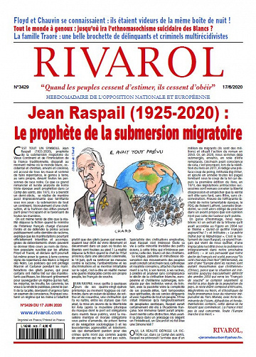 Rivarol N°3429 - 17 au 25 Juin 2020