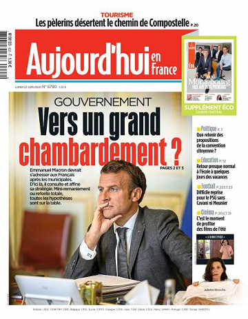Aujourd’hui en France - 22 Juin 2020