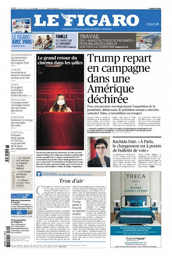 Le Figaro du Lundi 22 Juin 2020