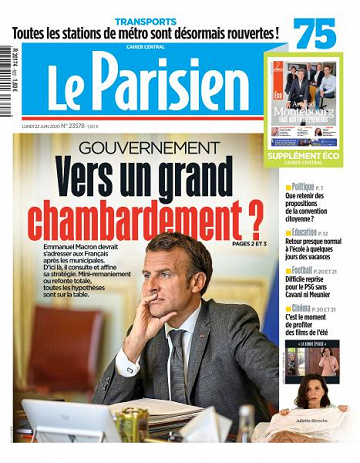 Le Parisien du Lundi 22 Juin 2020
