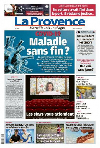 La Provence Marseille - 22 Juin 2020