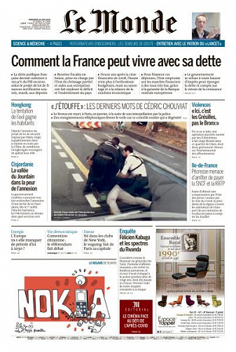 Le Monde du Mercredi 24 Juin 2020