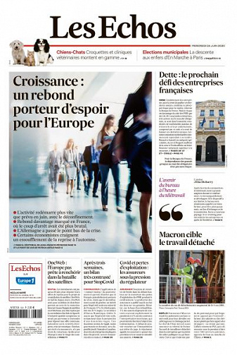 Les Echos du Mercredi 24 Juin 2020