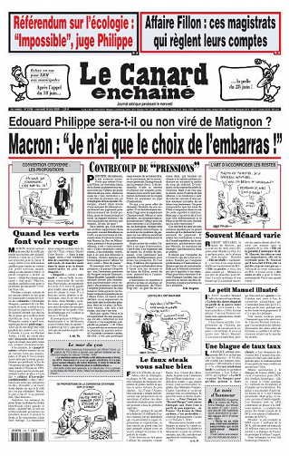 Le Canard enchaîné N°5198 - 24 Juin 2020