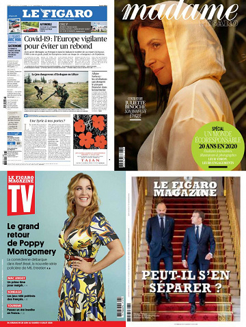 Pack Le Figaro et ses 3 suppléments - Vendredi 26 Juin 2020
