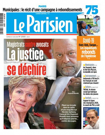 Le Parisien du Samedi 27 Juin 2020