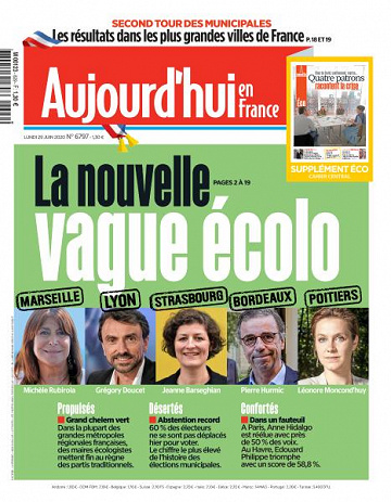 Aujourd’hui en France - 29 Juin 2020
