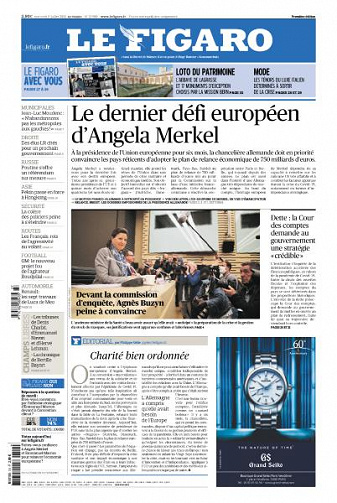 Le Figaro du Mercredi 1er Juillet 2020