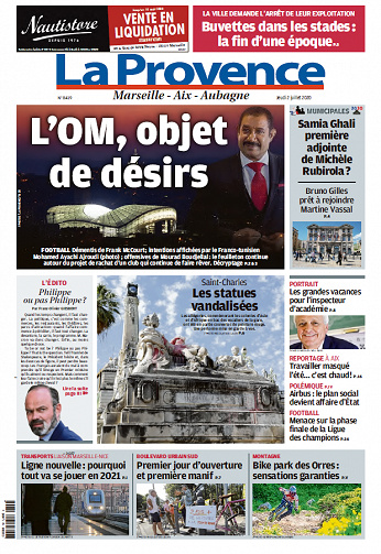 La Provence  Marseille - Jeudi 2 juillet 2020