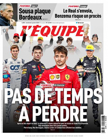 L’equipe du Vendredi 3 Juillet 2020