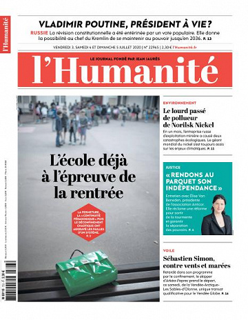 L’Humanite - 3-5 Juillet 2020