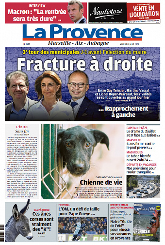 La Provence  Marseille - Vendredi 3 juillet 2020