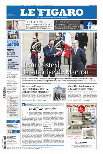 Le Figaro du Samedi 4 et Dimanche 5 Juillet 2020