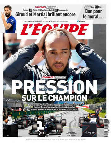 L’equipe du Dimanche 5 Juillet 2020