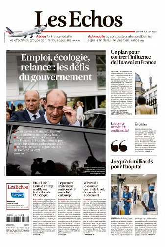 Les Echos du Lundi 6 Juillet 2020
