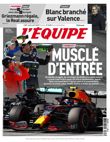 L’equipe du Lundi 6 Juillet 2020