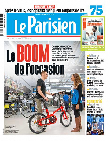 Le Parisien du Lundi 6 Juillet 2020