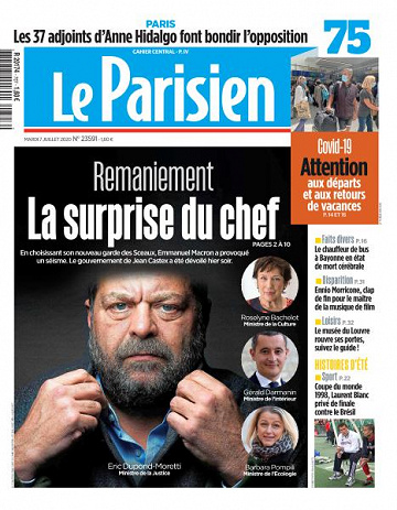 Le Parisien du Mardi 7 Juillet 2020