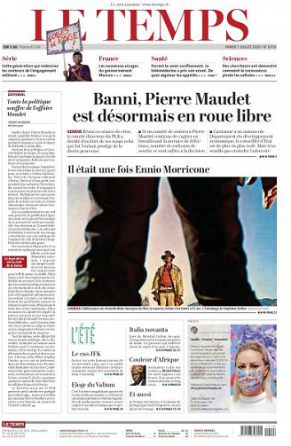 Le Temps - 7 Juillet 2020