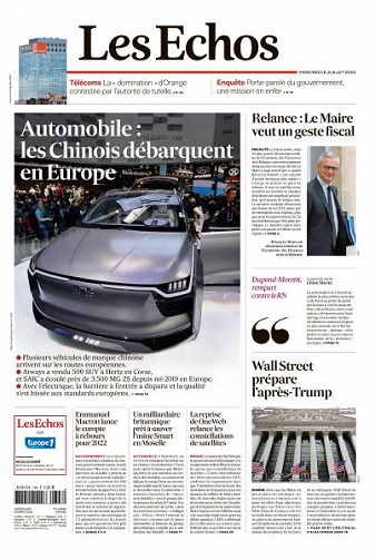 Les Echos du Mercredi 8 Juillet 2020
