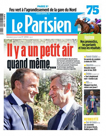 Le Parisien du Mercredi 8 Juillet 2020