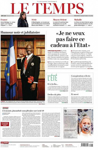 Le Temps - 8 Juillet 2020