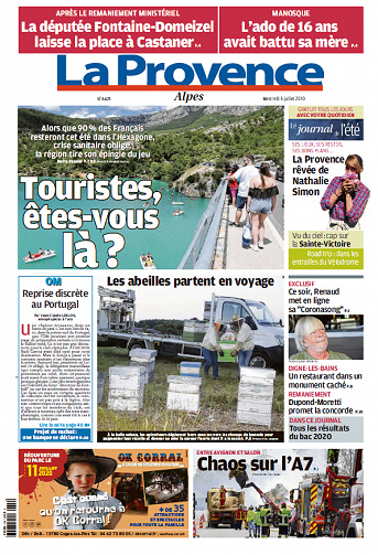 La Provence  Alpes - Mercredi 8 juillet 2020