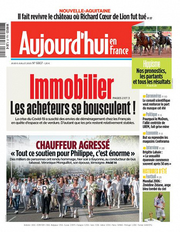 Aujourd’hui en France - 9 Juillet 2020