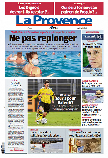La Provence Alpes - Jeudi 9 juillet 2020
