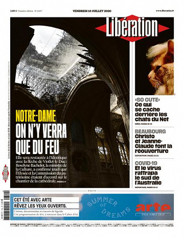 Libération du Vendredi 10 Juillet 2020