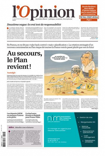 L’Opinion - 10-11 Juillet 2020