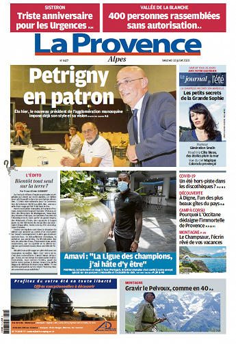 La Provence Alpes - Vendredi 10 juillet 2020