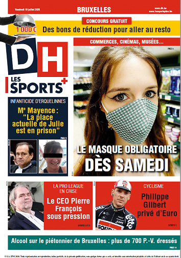 La Dernière Heure-Bruxelles - Vendredi 10 Juillet 2020