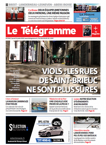 Le Télégramme Brest - Samedi 11 juillet 2020