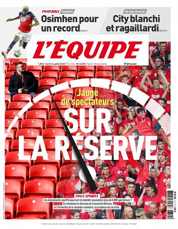 L’equipe du Mardi 14 Juillet 2020