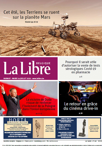 La Libre Belgique-Hainaut - Mardi 14 juillet 2020