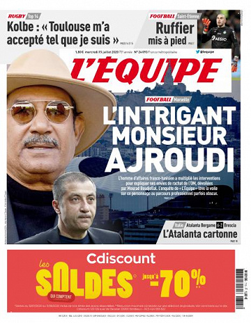 L’equipe du Mercredi 15 Juillet 2020