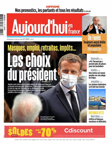 Aujourd’hui en France - 15 Juillet 2020