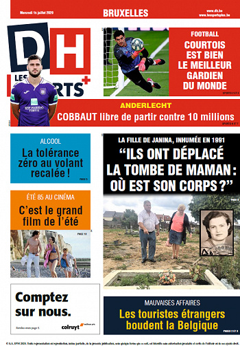La Dernière Heure-Bruxelles - Mercredi 15 Juillet 2020