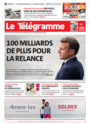 Le Télégramme Brest - Mercredi 15 juillet 2020